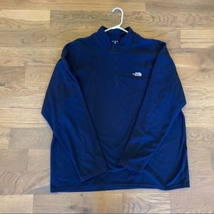 The North Face navy fleece pullover EUC XXL